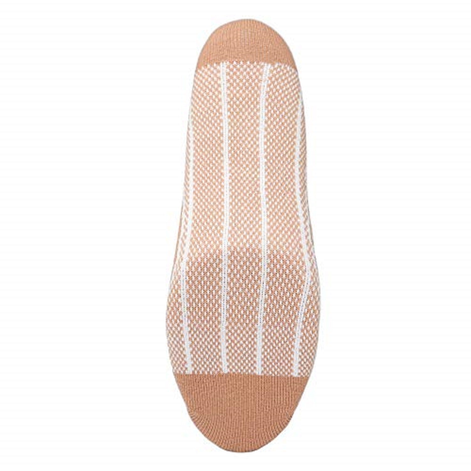 white over the calf copper compression socks with accents