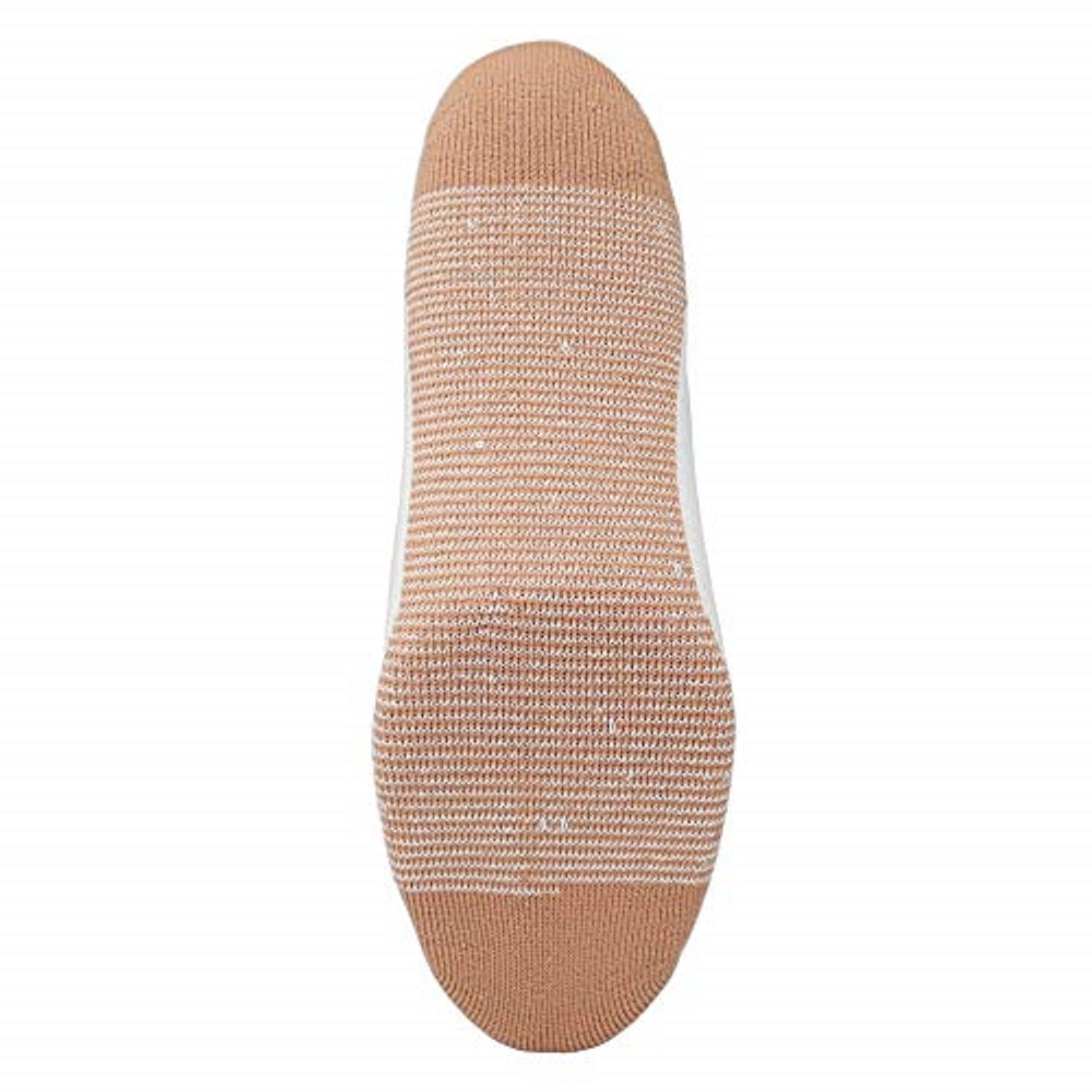 white crew cut copper diabetic socks with accents